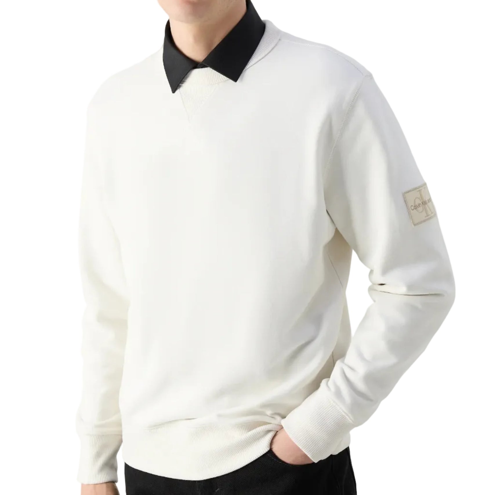 Calvin Klein Jeans Badge Crew Neck Felpa
