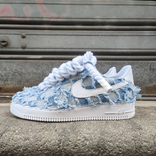 NIKE AIR FORCE ROPE DENIM MOOD 1