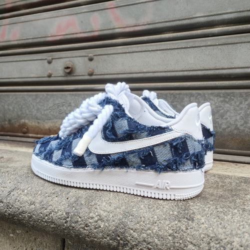 NIKE AIR FORCE ROPE DENIM MOOD 2