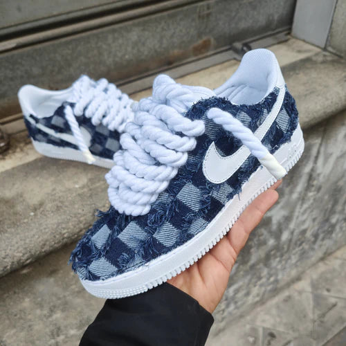NIKE AIR FORCE ROPE DENIM MOOD 2