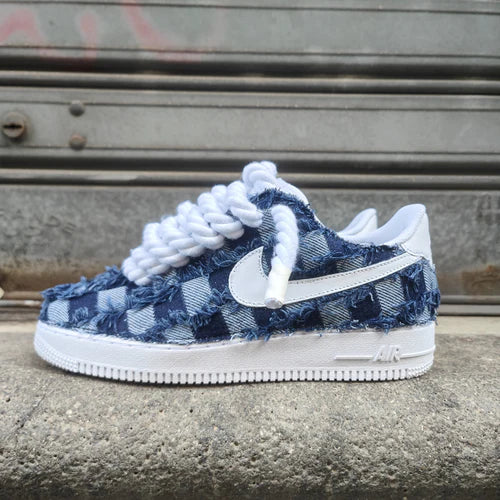 NIKE AIR FORCE ROPE DENIM MOOD 2