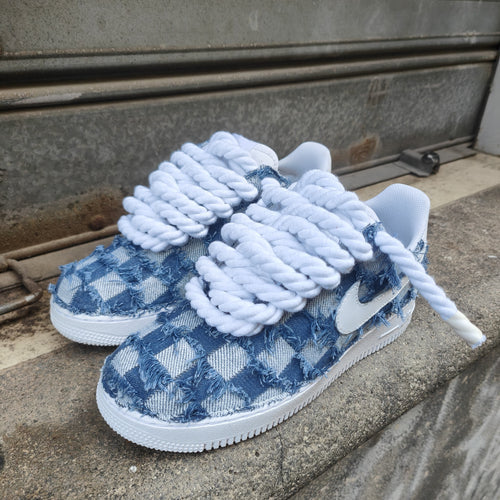 NIKE AIR FORCE ROPE DENIM MOOD 3