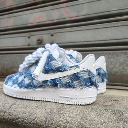 NIKE AIR FORCE ROPE DENIM MOOD 3