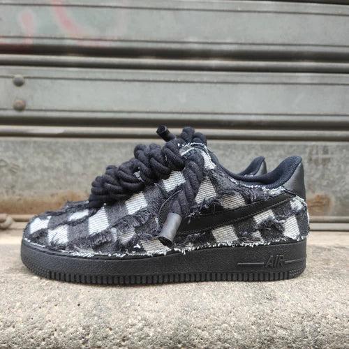 NIKE AIR FORCE ROPE DENIM MOOD 4