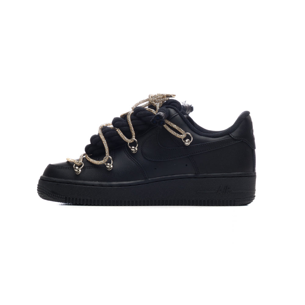 NIKE AIR FORCE ROPE TRIPLE SWAROVKI GOLD