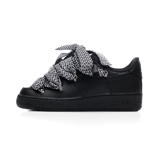 NIKE AIR FORCE BLACK ROPE TRIPLE LANVIN BLACK