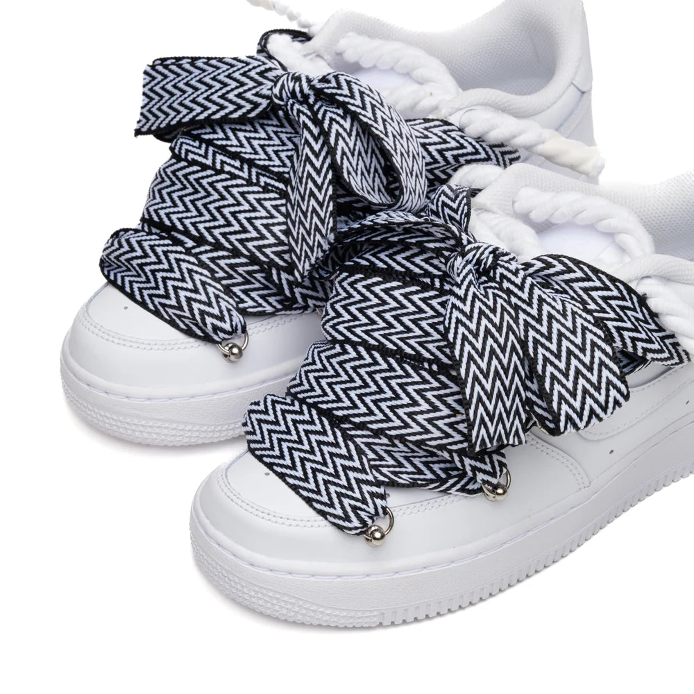 NIKE AIR FORCE ROPE LACES TRIPLE MOOD LANVIN BLACK