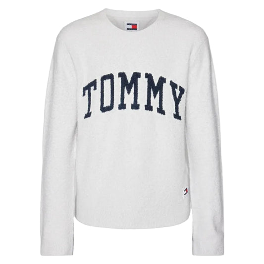 Tommy Jeans Slim Boucle Varsity Sweater Maglione