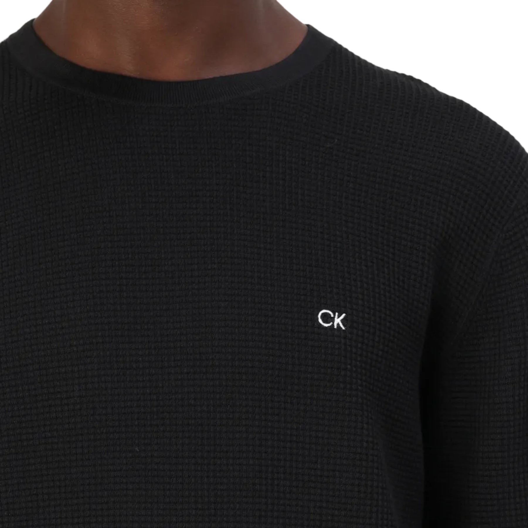 Calvin Klein Waffle Structure Maglione
