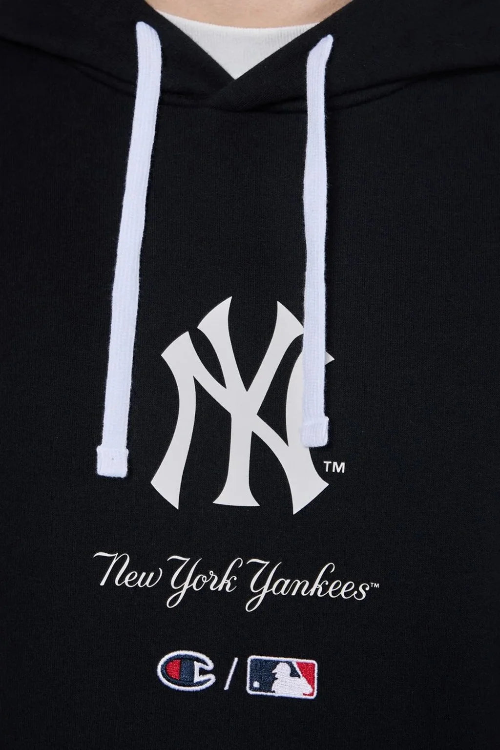New Era x Champion Felpa Con Cappuccio Mlb New York Yankees