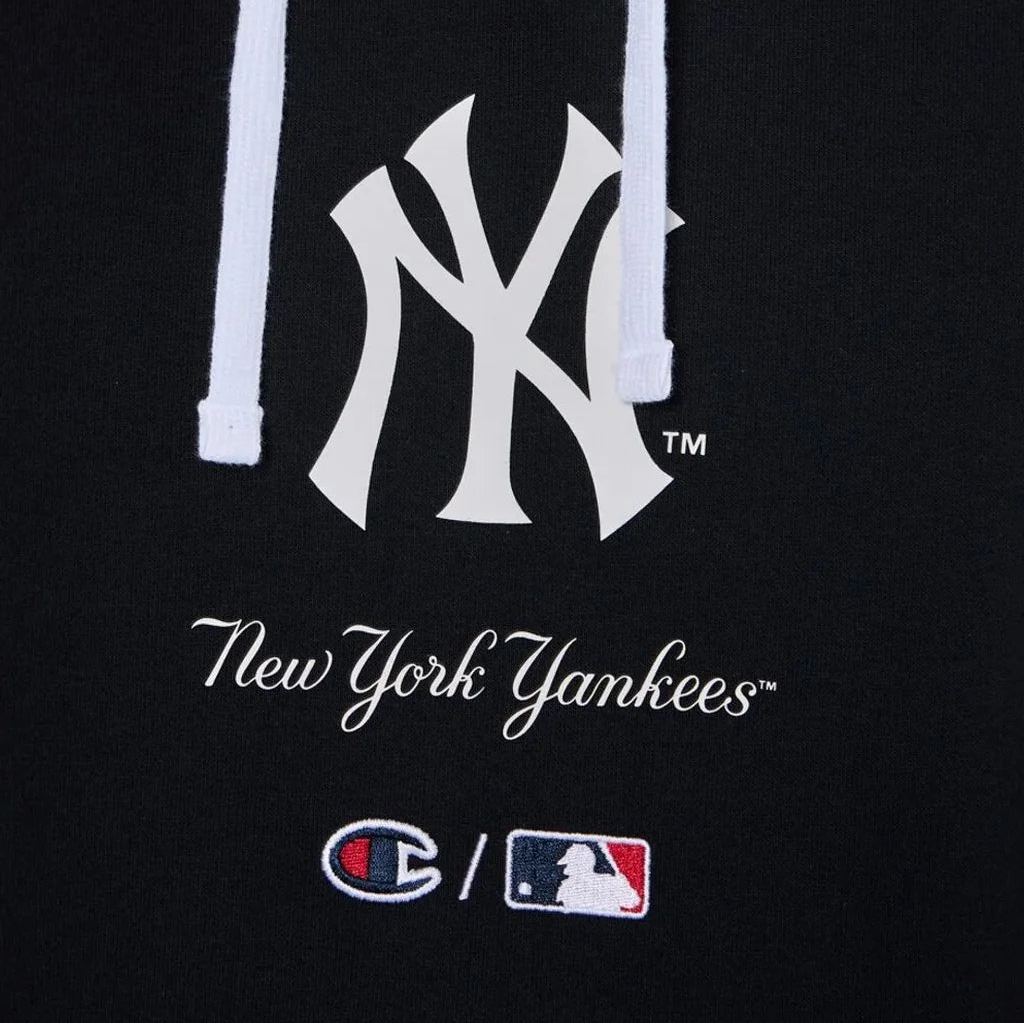 New Era x Champion Felpa Con Cappuccio Mlb New York Yankees