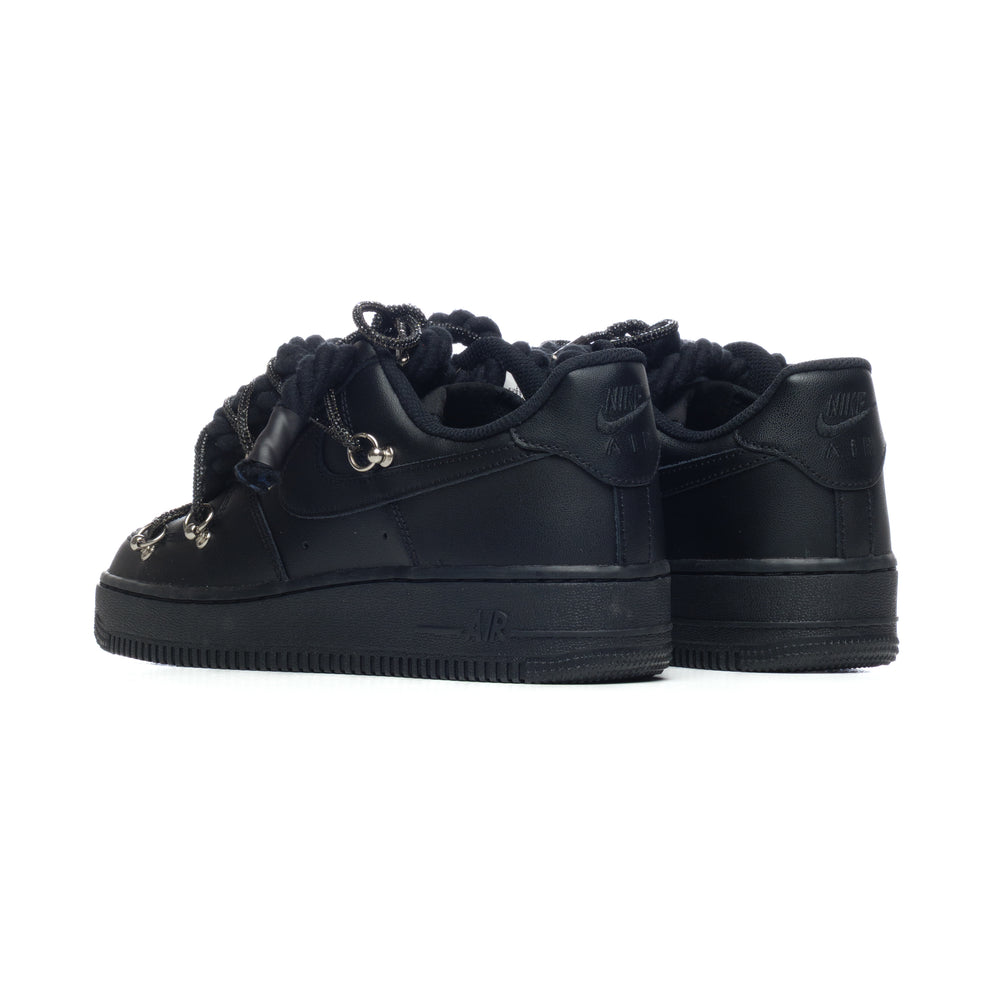 NIKE AIR FORCE ROPE LACES BLACK SWAROVSKI BLACK