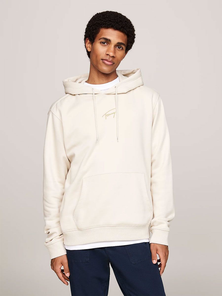 Tommy Jeans Gold Signature Hoodie Felpa