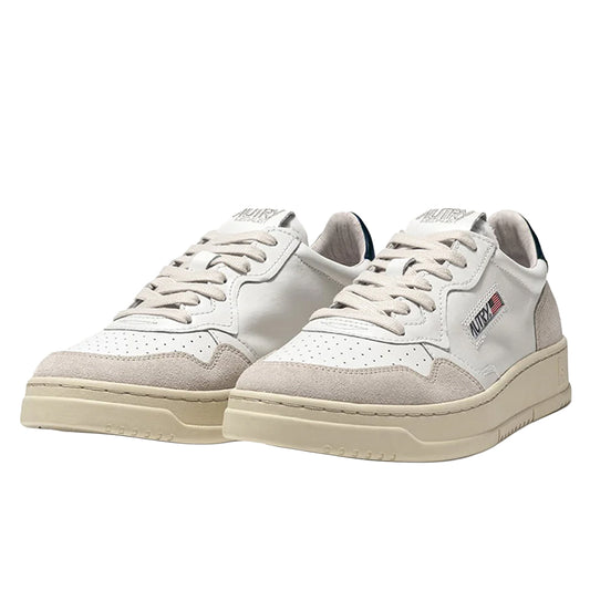 AUTRY MEDALIST LOW CAMOSCIO WHITE/BLACK