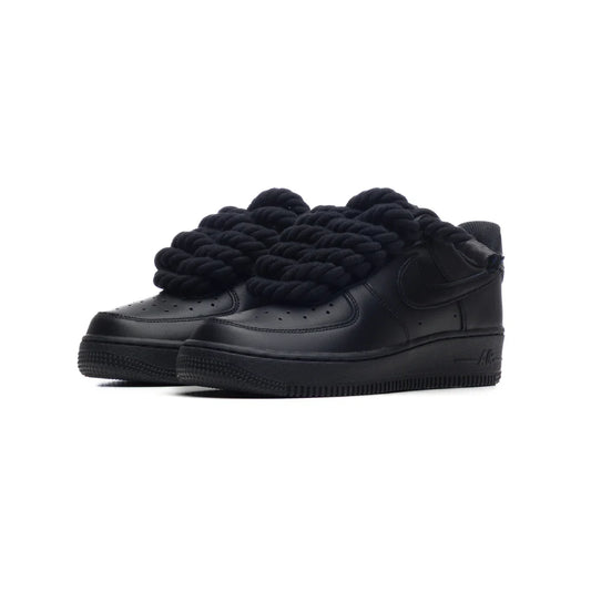 NIKE AIR FORCE 1 ROPE LACES BLACK