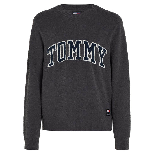 Tommy Jeans Slim Boucle Varsity Sweater Maglione