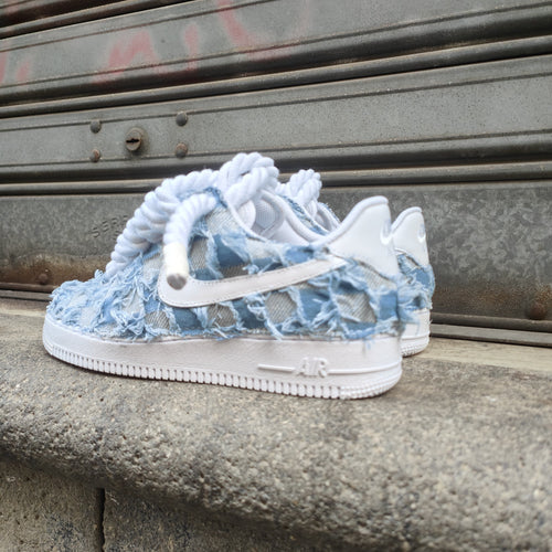 NIKE AIR FORCE ROPE DENIM MOOD 1