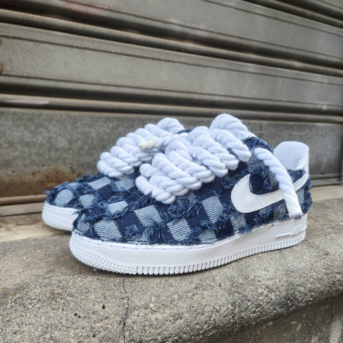 NIKE AIR FORCE ROPE DENIM  MOOD 2