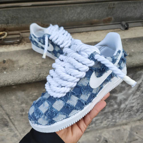 NIKE AIR FORCE ROPE DENIM MOOD 3