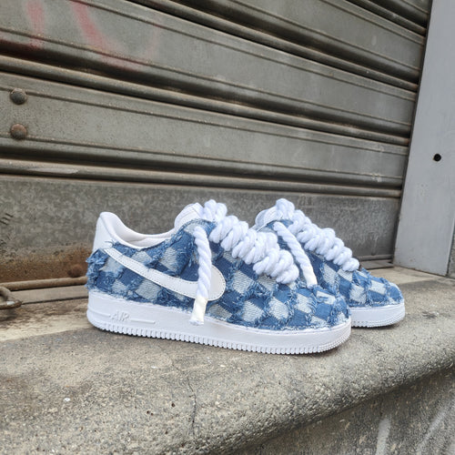 NIKE AIR FORCE ROPE DENIM MOOD 3