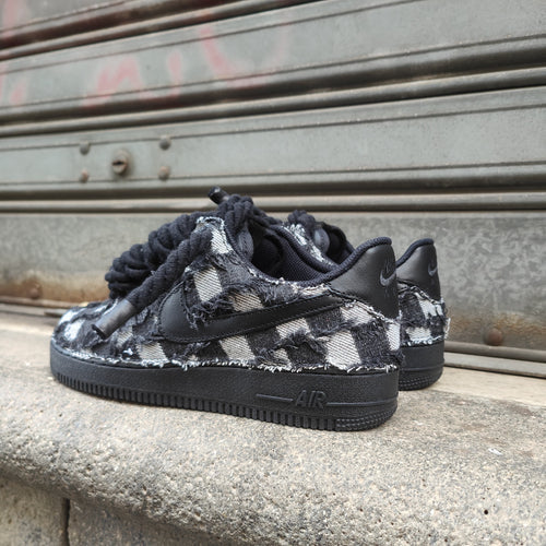 NIKE AIR FORCE ROPE DENIM MOOD 4