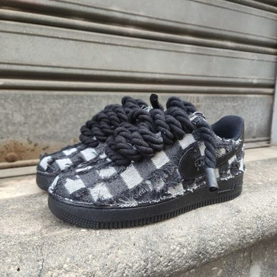 NIKE AIR FORCE ROPE DENIM MOOD 4