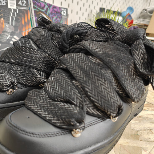 NIKE AIR FORCEROPE LACES BLACK MAMBA