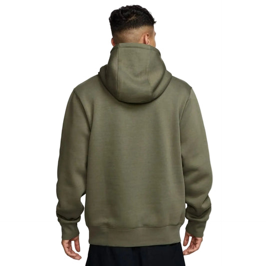 Nike felpa con cappuccio verde militare