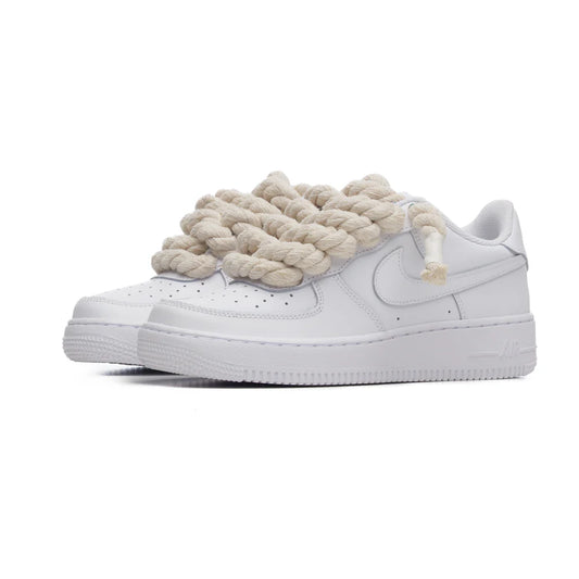 NIKE AIR FORCE 1 ROPE LACES BEIGE