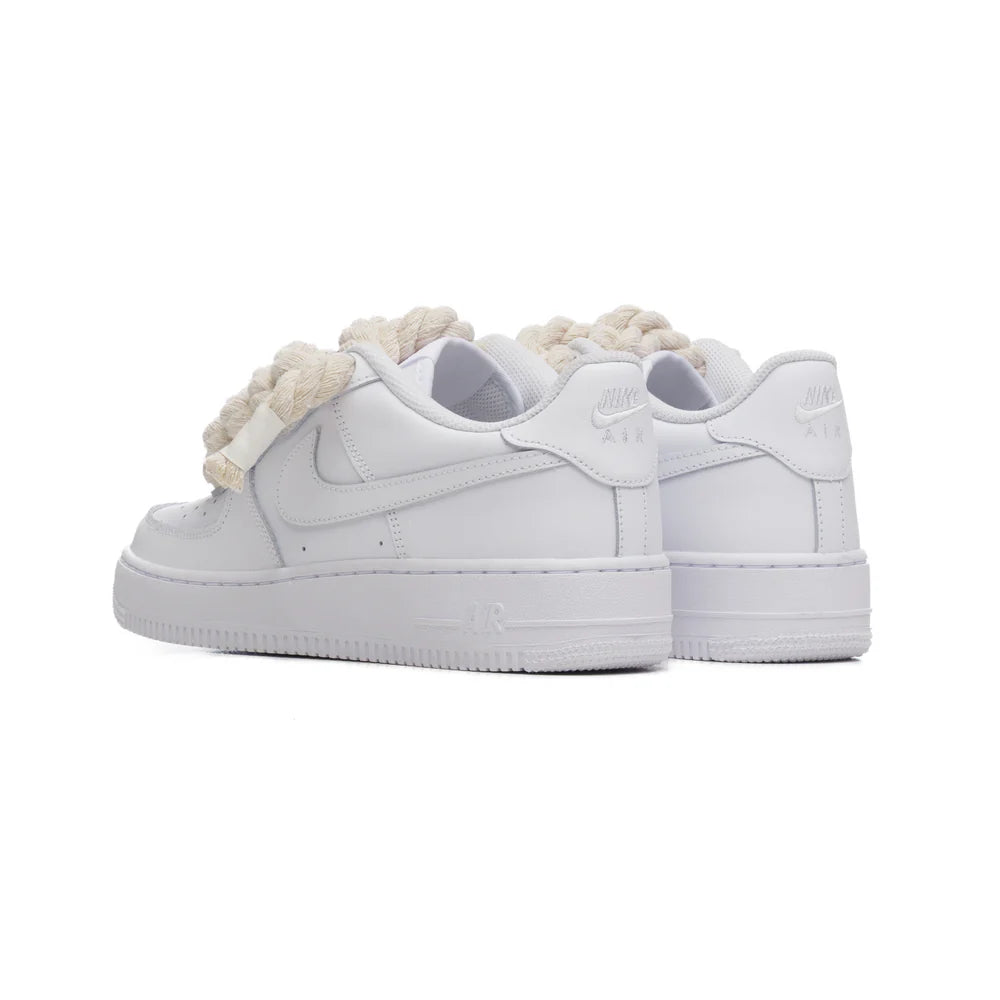 NIKE AIR FORCE 1 ROPE LACES BEIGE