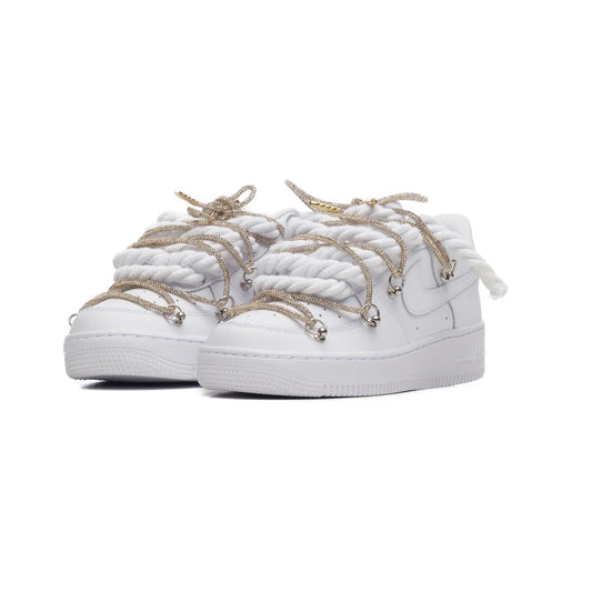 NIKE AIR FORCE TRIPLE SWAROVSKI GOLD