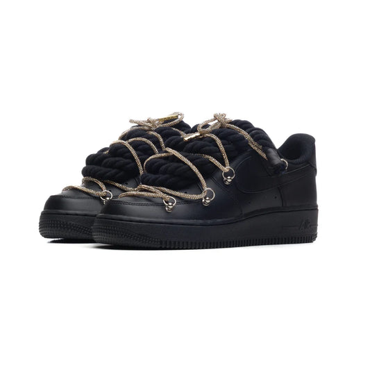 NIKE AIR FORCE ROPE TRIPLE SWAROVKI GOLD