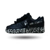NIKE AIR FORCE ROPE LACES SKIZZI BLACK