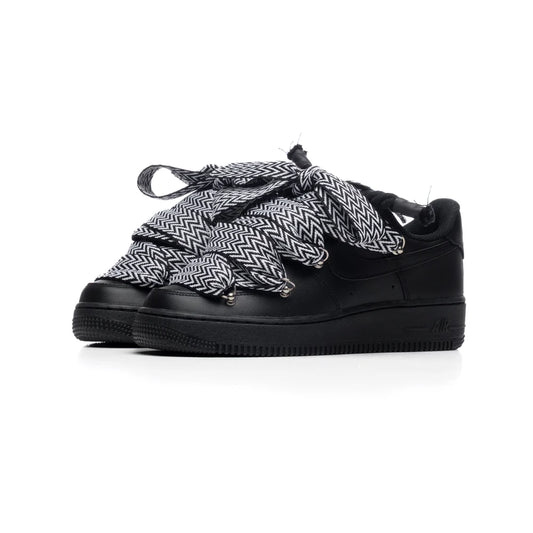 NIKE AIR FORCE BLACK ROPE TRIPLE LANVIN BLACK