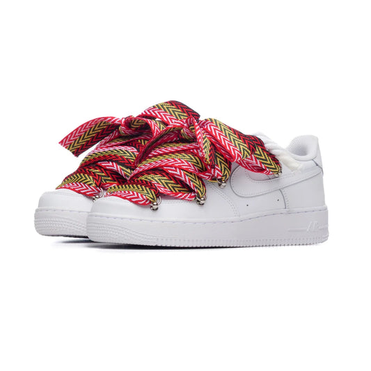 NIKE AIR FORCE ROPE TRIPLE MOOD LANVIN RED