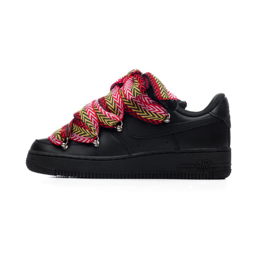 NIKE AIR FORCE BLACK ROPE TRIPLE LANVIN RED