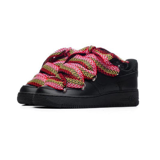 NIKE AIR FORCE BLACK ROPE TRIPLE LANVIN RED