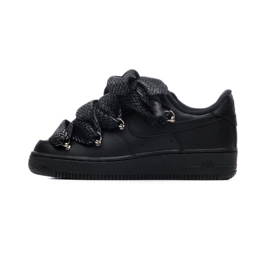 NIKE AIR FORCE ROPE LACES BLACK MAMBA
