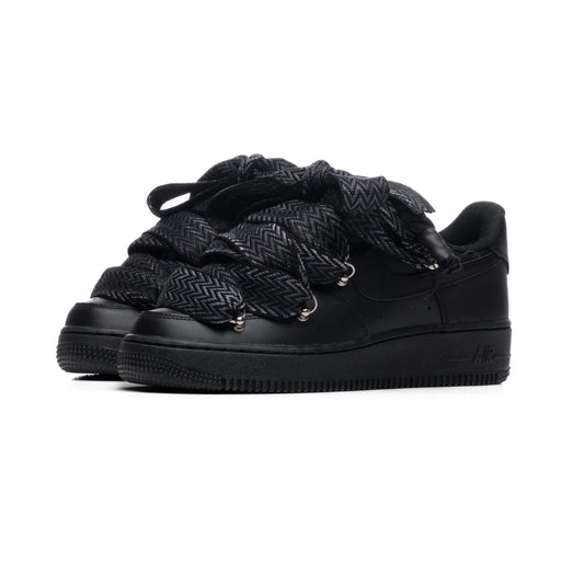 NIKE AIR FORCE ROPE LACES BLACK MAMBA