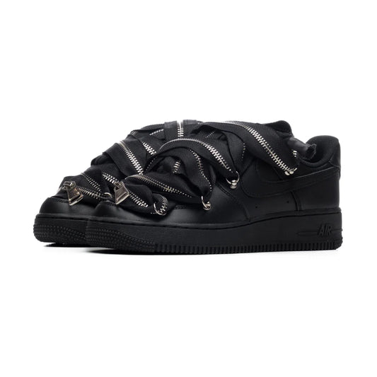 NIKE AIR FORCE ROPE BLACK ZIP BLACK