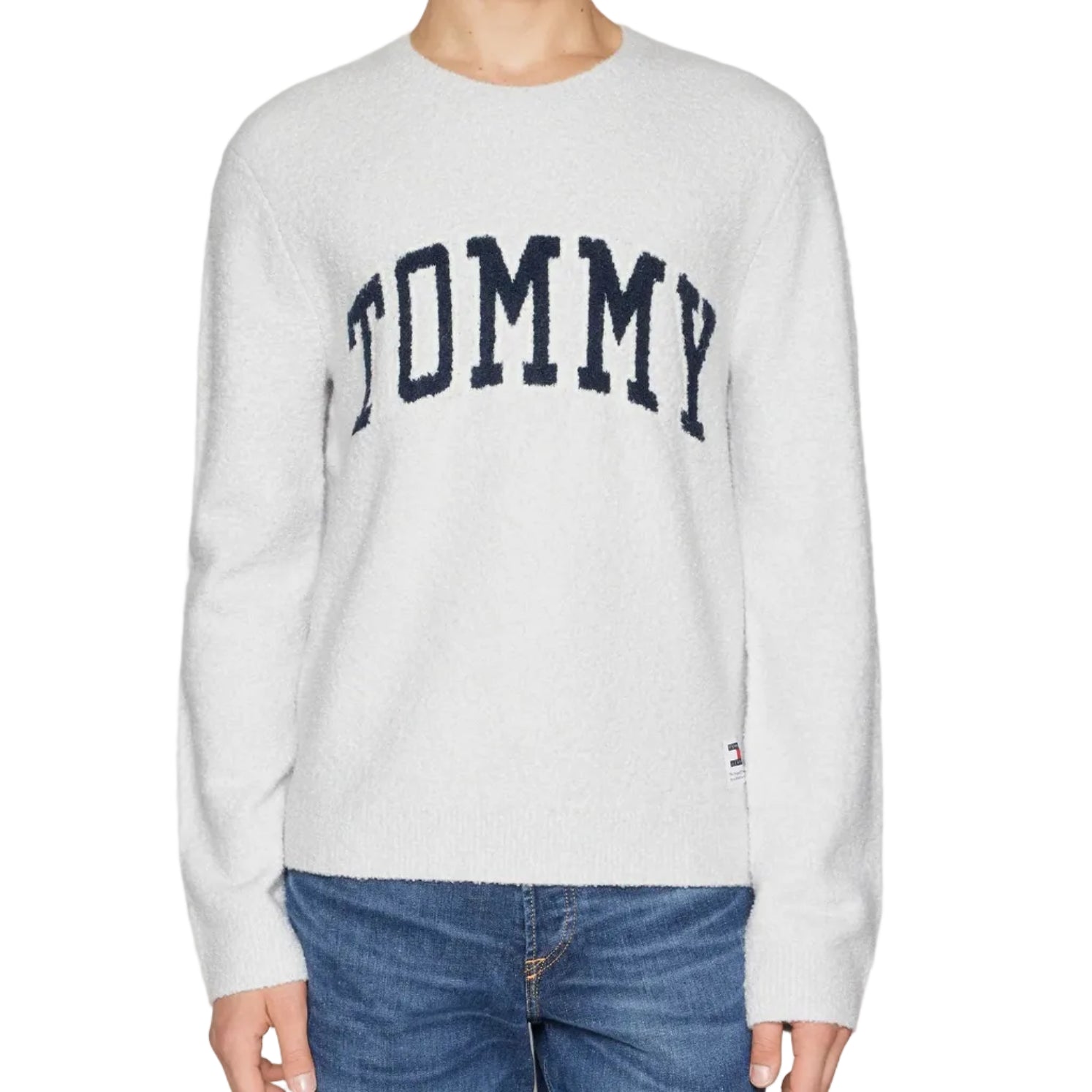 Tommy Jeans Slim Boucle Varsity Sweater Maglione