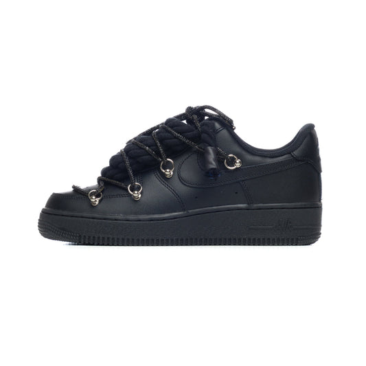 NIKE AIR FORCE ROPE LACES BLACK SWAROVSKI BLACK