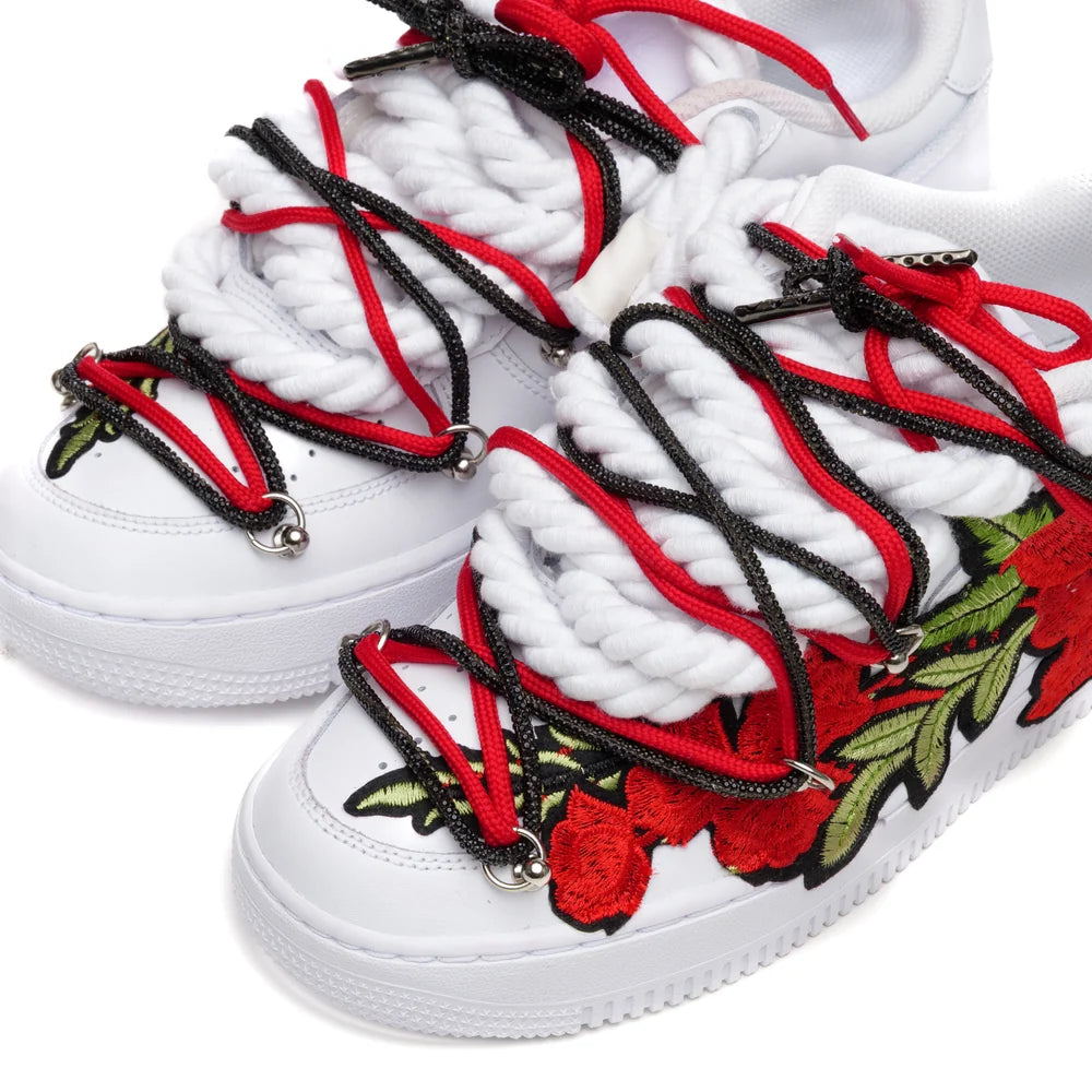 NIKE AIR FORCE 1 RED ROSES